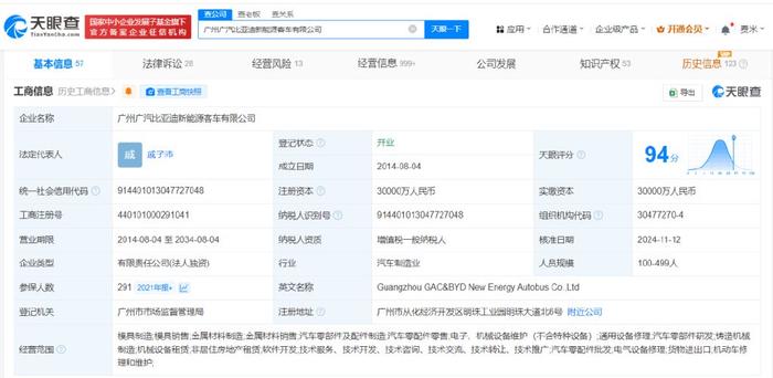 廣汽比亞迪新能源客車公司新帥上任，戚子沛法定代表人董事長一肩挑(圖3)